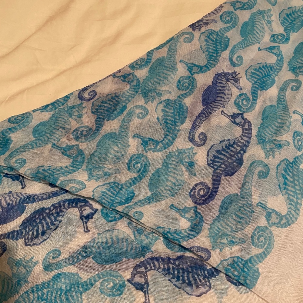 Nautical Print Infinity Scarf